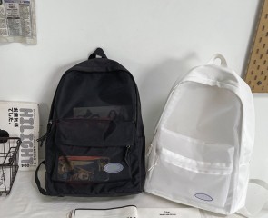 男女通用时尚防水尼龙软背背包带拉链搭扣闭合大容量旅行徒步旅行